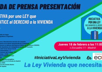 Manifiesto de la Iniciativa por una Ley que Garantice el Derecho a la Vivienda