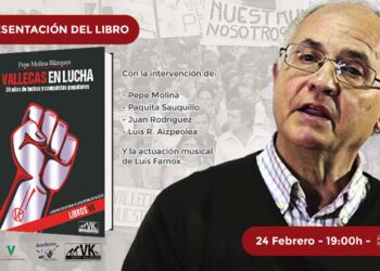 30 años de conquistas vecinales en Vallecas: presentación del libro del histórico dirigente vecinal Pepe Molina