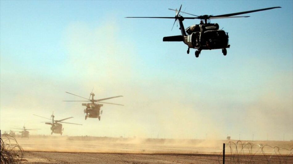 Alertan sobre maniobras “peligrosas” de helicópteros de EEUU en Irak
