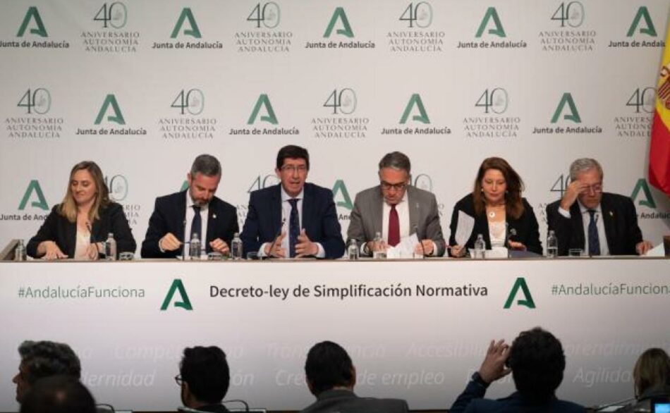 Unidas Podemos considera un “auténtico escándalo” el nuevo decreto de la Junta de Andalucía porque sigue “profundizando en la desregulación ambiental