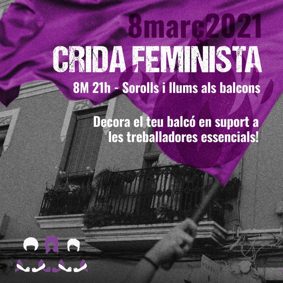 8M: Crida Feminista / Manifestació Estàtica