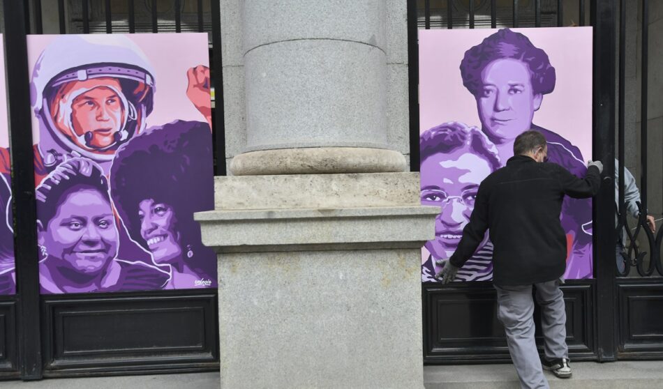 El Ministerio de Igualdad inaugura para el 8M un mural en homenaje a todas las mujeres