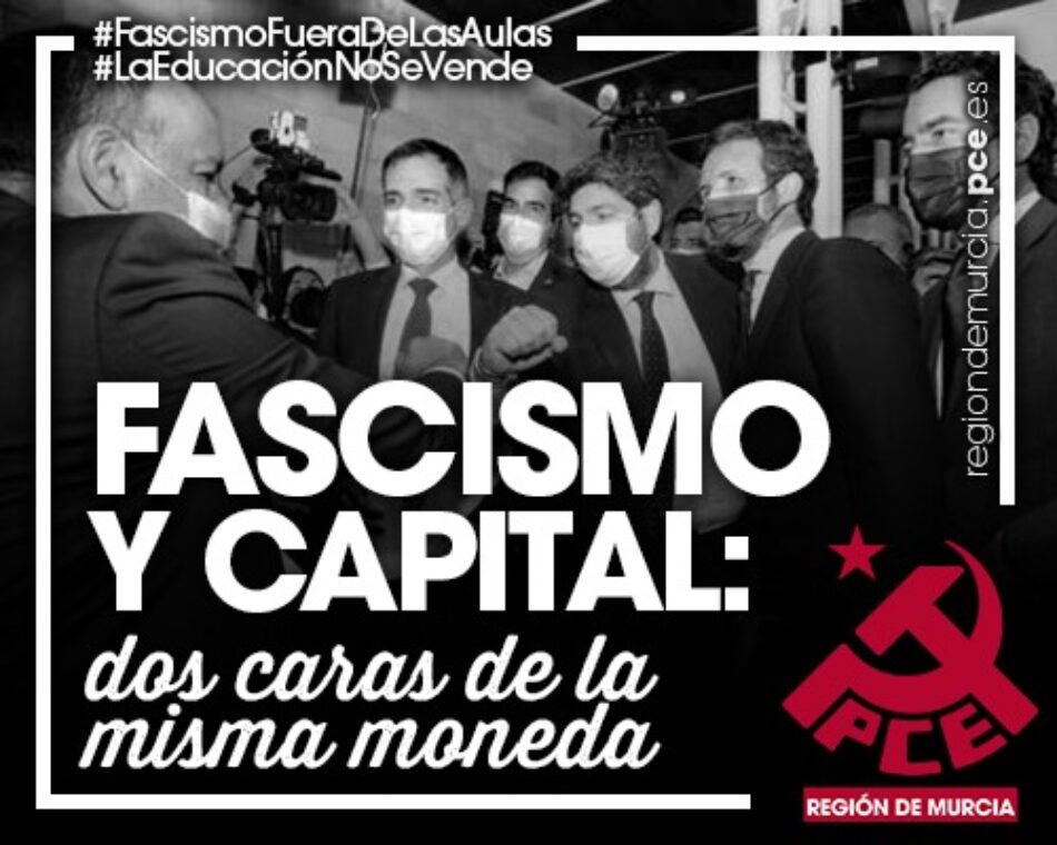 El Partido Comunista llama a organizar la ofensiva en la Región de Murcia frente a un Gobierno de López Miras en brazos de la ultraderecha