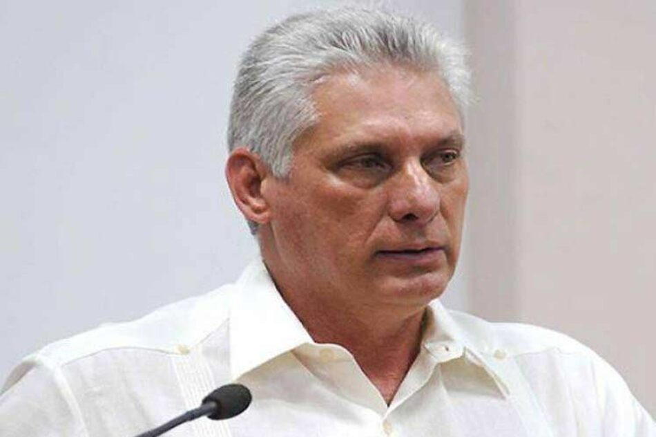 Reitera presidente de Cuba falsedad de injerencia en EE.UU.