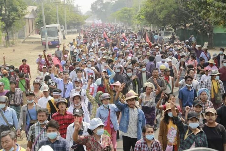 La represión de las protestas en Myanmar deja al menos 40 muertos