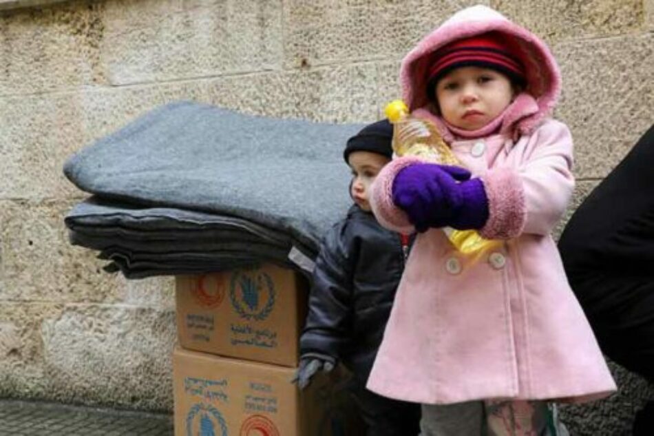 Entregan ayuda alimentaria a miles de familias en Siria