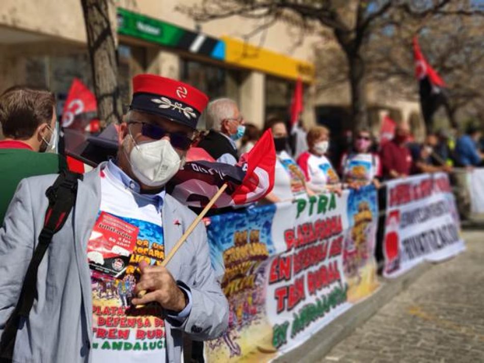 PTRA anuncia nuevas acciones de protesta por la situación ferroviaria en Andalucía en los meses de abril y mayo