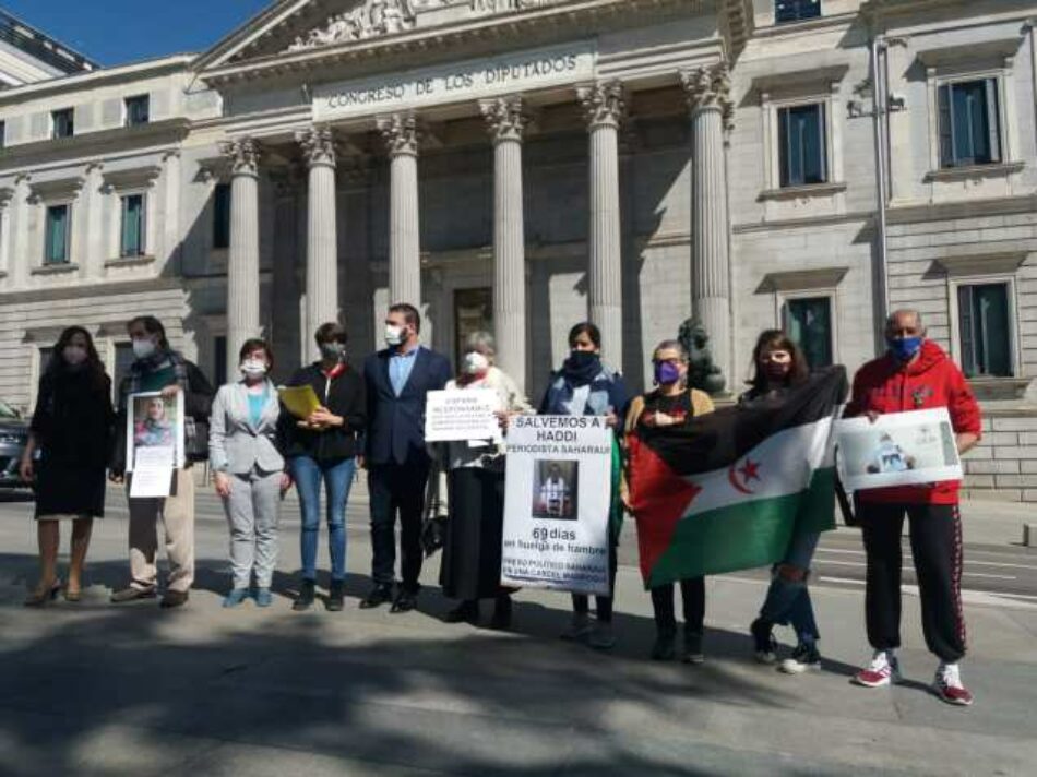 Representantes de diversas formaciones políticas muestran su preocupación por el preso saharaui Lamin Haddi