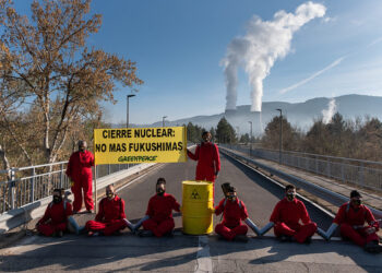 Greenpeace muestra su preocupación ante el anuncio del Gobierno de renovar la licencia de la central nuclear de Cofrentes hasta su cierre en 2030