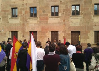 Colectivos estudiantiles homenajean al Magisterio Republicano en Salamanca