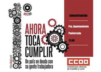 El PCE de León llama a luchar contra la precariedad laboral este 1 de mayo en Ponferrada y León