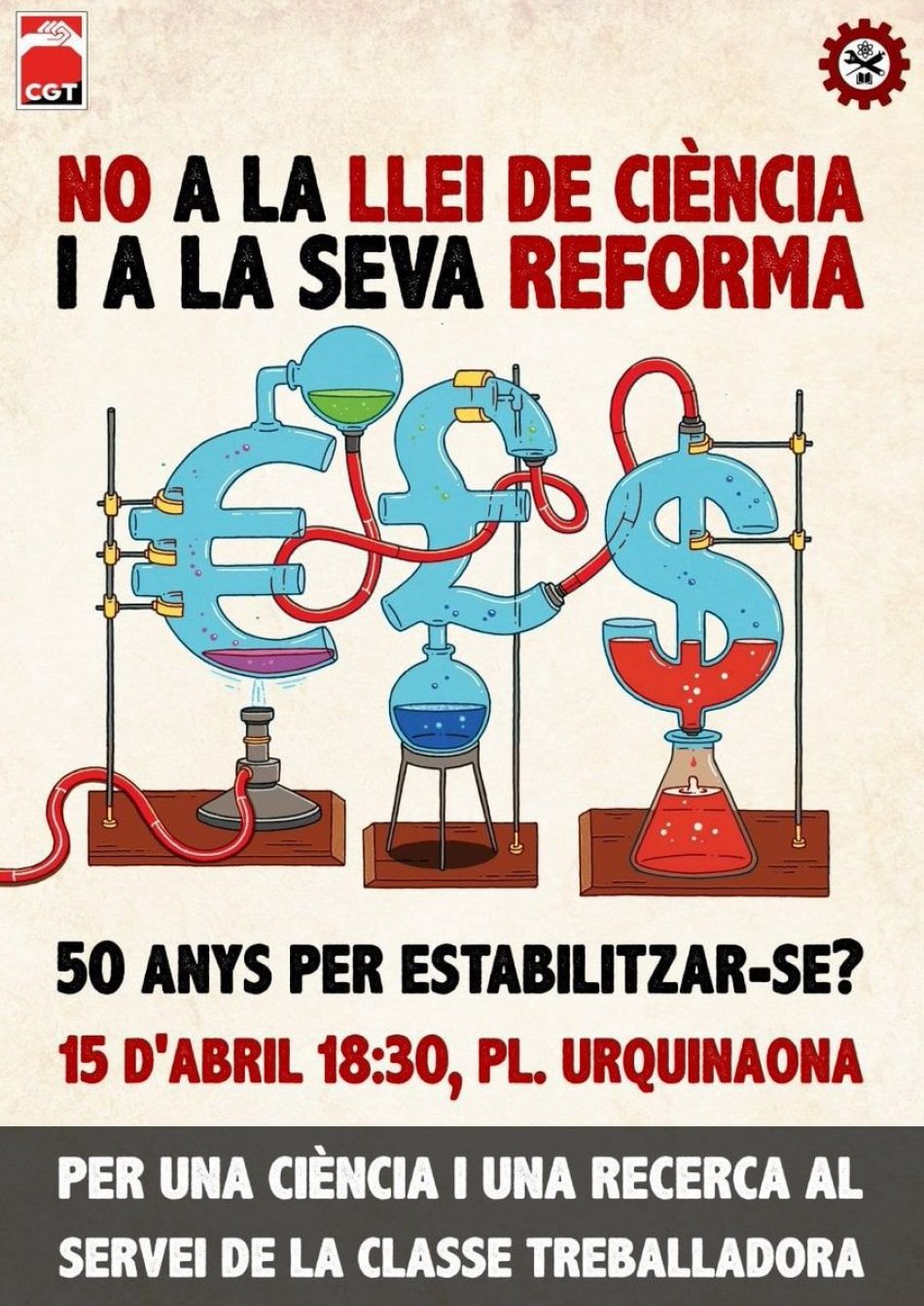 Protesta contra la llei de la ciència i la tecnologia i la seva reforma