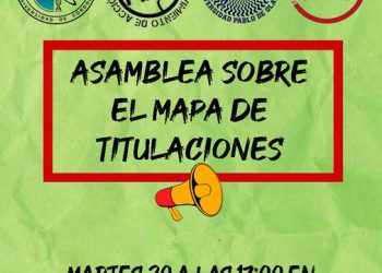 La Coordinadora Estudiantil Sevillana y consejos andaluces se oponen al nuevo mapa de titulaciones anunciado por la Consejería de Universidades