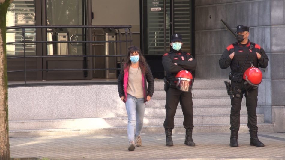 Ante la detención de seis sindicalistas del sindicato LAB tras participar en diferentes protestas