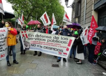 Movilizaciones en varias ciudades reivindicaron hoy la dignidad y consolidación del personal interino y laboral temporal