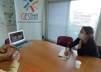 La candidata de la coalición Recortes Cero se reúne con Gestha, el Sindicato de Técnicos de Hacienda