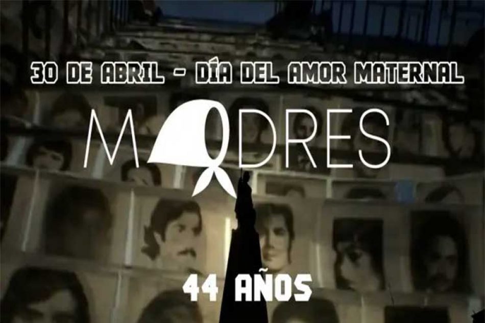 Madres de Plaza de Mayo conmemorarán 44 años de lucha