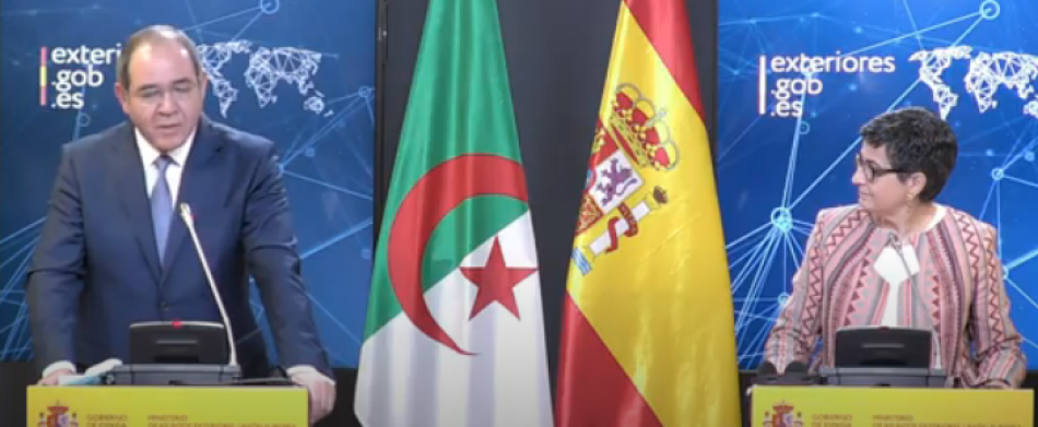 El ministro de Exteriores de Argelia dice ante González Laya que la autodeterminación es la única vía para el pueblo saharaui