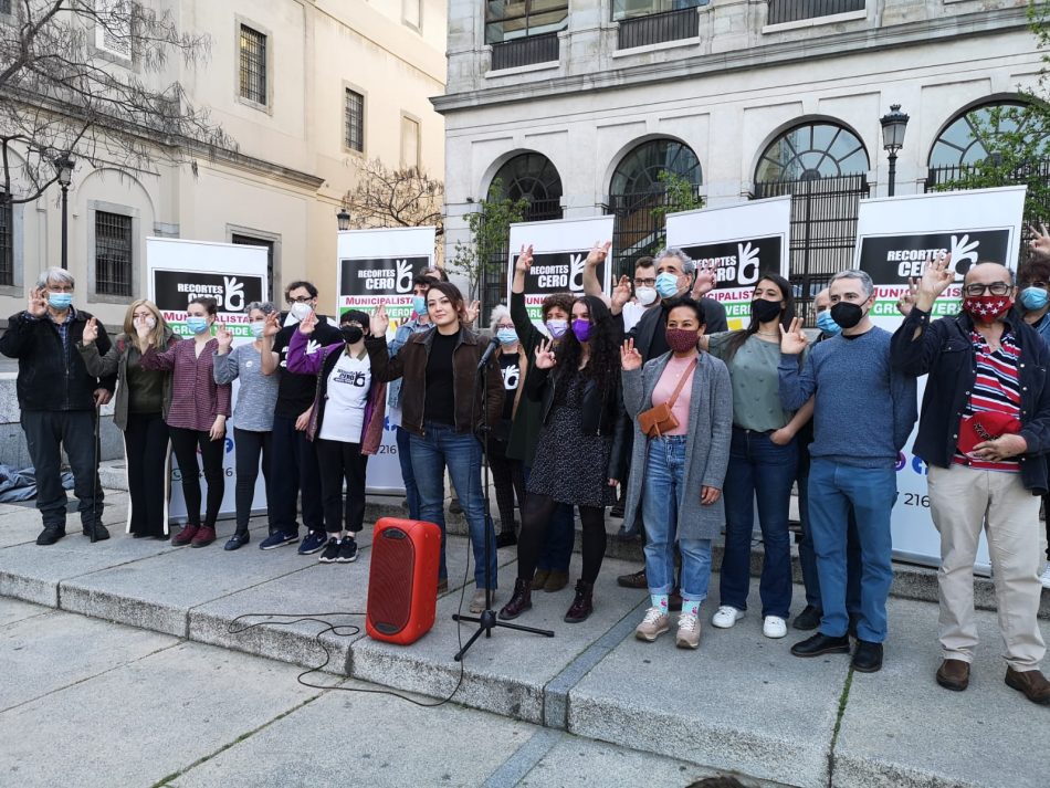 Recortes Cero arranca su campaña con el objetivo de redistribuir la riqueza y presenta su alternativa contra la crisis