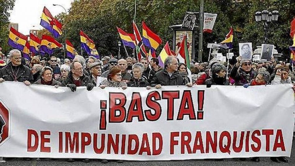 «Por una ley que ponga fin a la Impunidad del Franquismo»