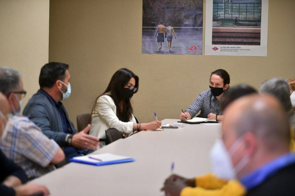 Unidas Podemos presenta sus propuestas en materia de transporte para Madrid