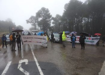 Como agua de mayo: Antimilitaristas y ecologistas retornaron a la Serra d’Aitana