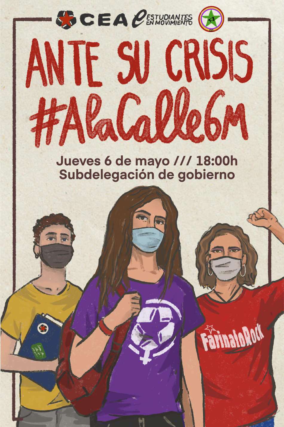 El Colectivo Estudiantil Alternativo (CEA) anuncia una concentración este jueves para reivindicar una educación popular