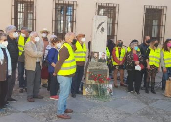 Homenaje del SPA y la FeSP, en Granada, a los reporteros David Beriain y Alberto Fraile
