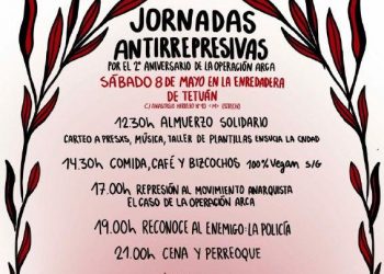 Jornadas antirepresivas por el segundo aniversario de la «Operación Arca»