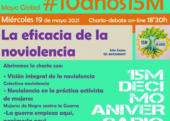 Dos nuevos temas de debate de #10años15M: «La eficacia de la noviolencia / Agua y territorio»