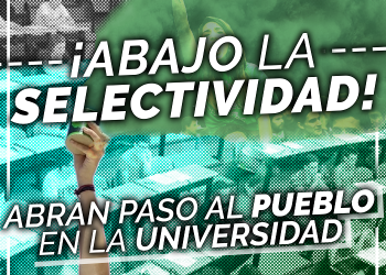 Estudiantes en Movimiento rechaza la realización  de la prueba de Selectividad