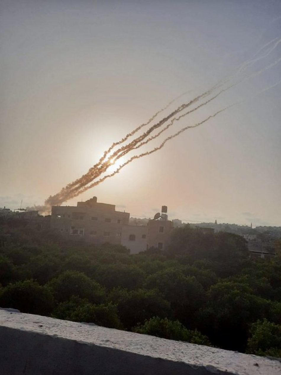 HAMAS lanza misiles contra posiciones de Israel en Jerusalén