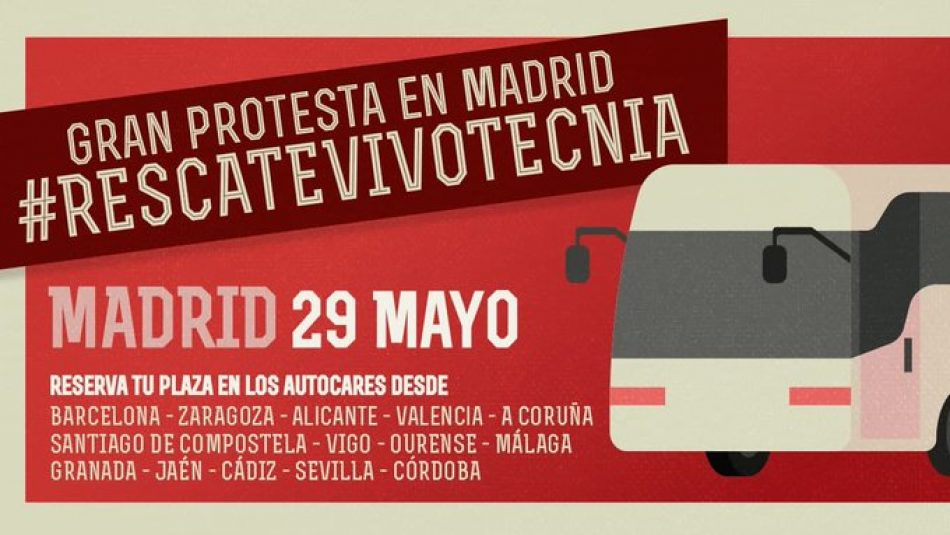 Manifestación el 29 de mayo en Madrid para exigir el rescate de los animales de Vivotecnia