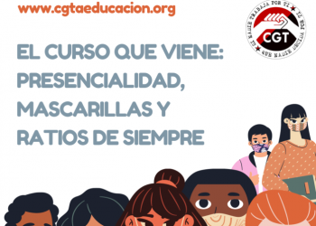 «El curso que viene: presencialidad, mascarillas y ratios de siempre»