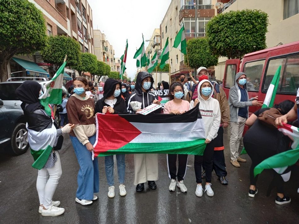 Crónica de la manifestación en solidaridad con Palestina, en El Ejido