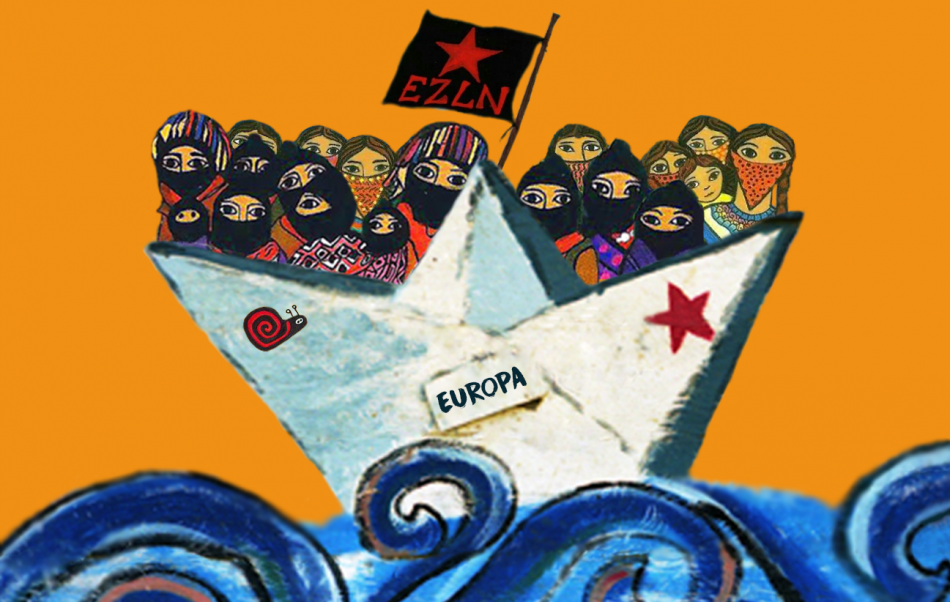 Convocan movilizaciones europeas en apoyo a la Gira por la vida zapatista