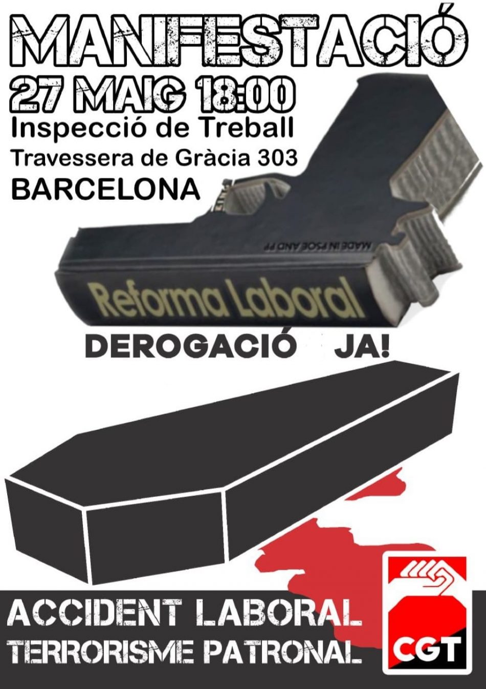 Convoquen manifestació a Barcelona per la derogació reformes laborals