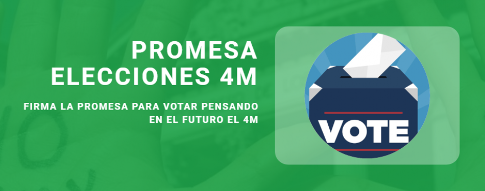 Fridays For Future Madrid llama al voto este próximo 4 de mayo: “Prometo votar futuro”