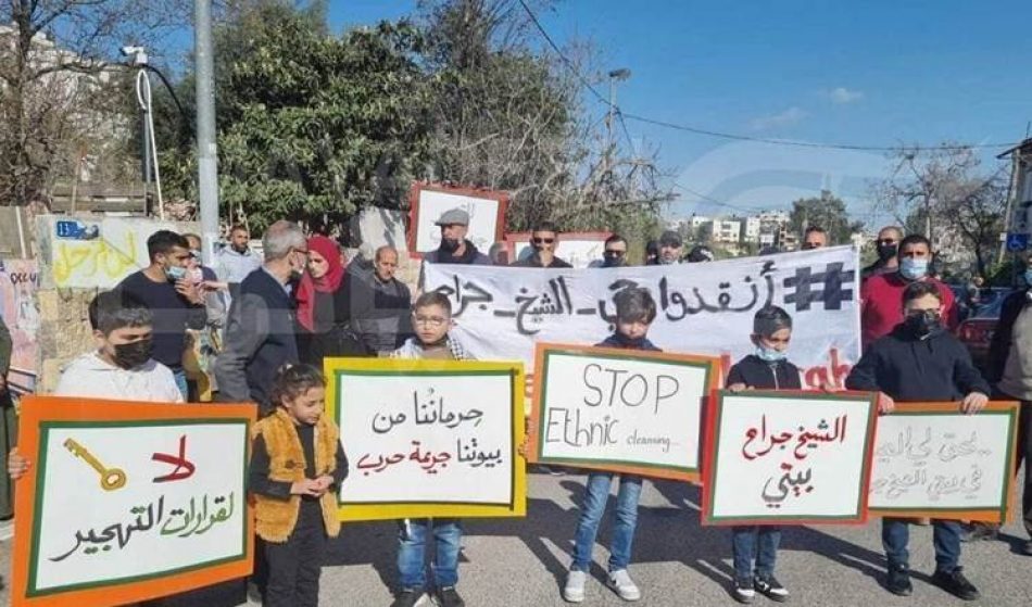 Heridos diez palestinos por agresiones israelíes en el barrio de Sheikh Jarrah