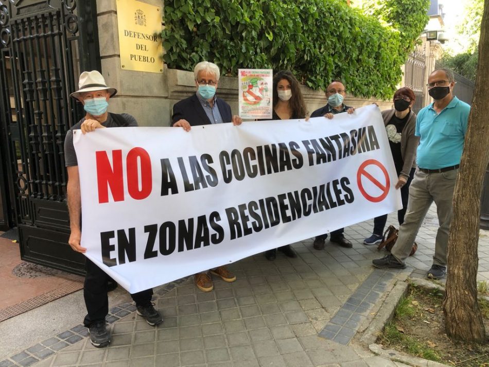 La Federación Vecinal pide al Defensor del Pueblo que intervenga para que el Ayuntamiento de Madrid ponga coto a las cocinas fantasma