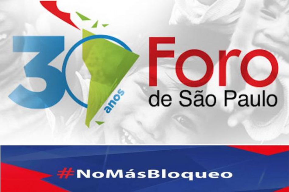 Foro de Sao Paulo inició campaña contra el bloqueo a Cuba