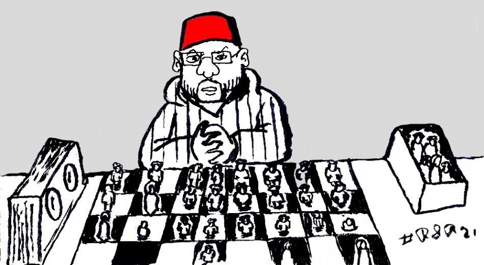 Tablero de ajedrez.