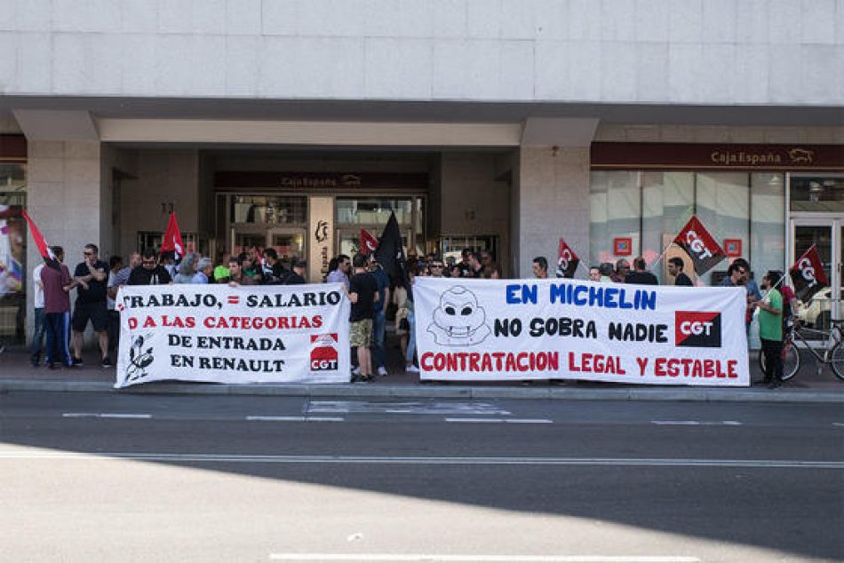 CGT FESIM presenta una campaña contra la deslocalización de empresas de la automoción con pequeñas plantillas