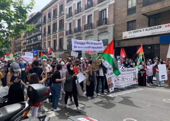 Miles de personas se movilizan en toda Europa para protestar contra la agresión de Israel y conmemorar el 73 aniversario de la Nabka