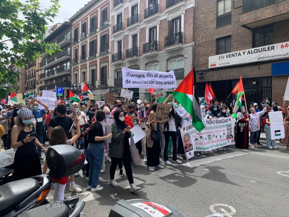 Miles de personas se movilizan en toda Europa para protestar contra la agresión de Israel y conmemorar el 73 aniversario de la Nabka