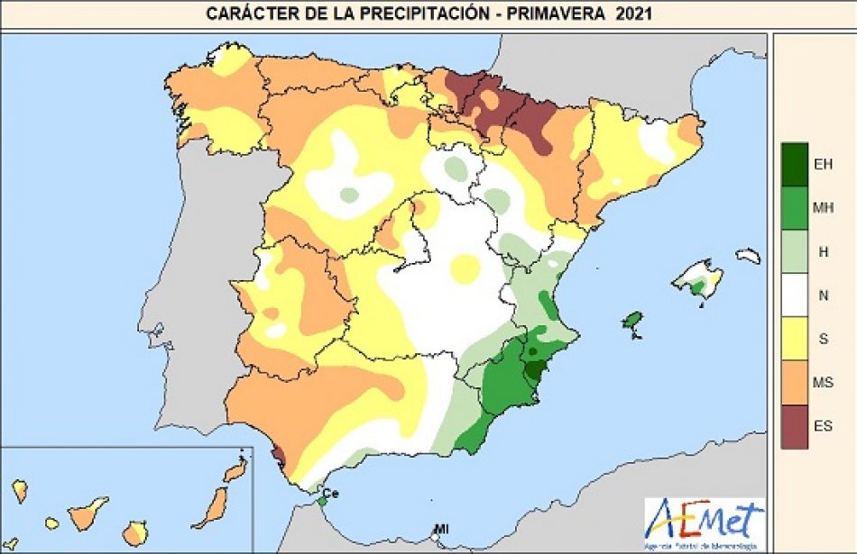 España vive la primavera más seca de los últimos quince años