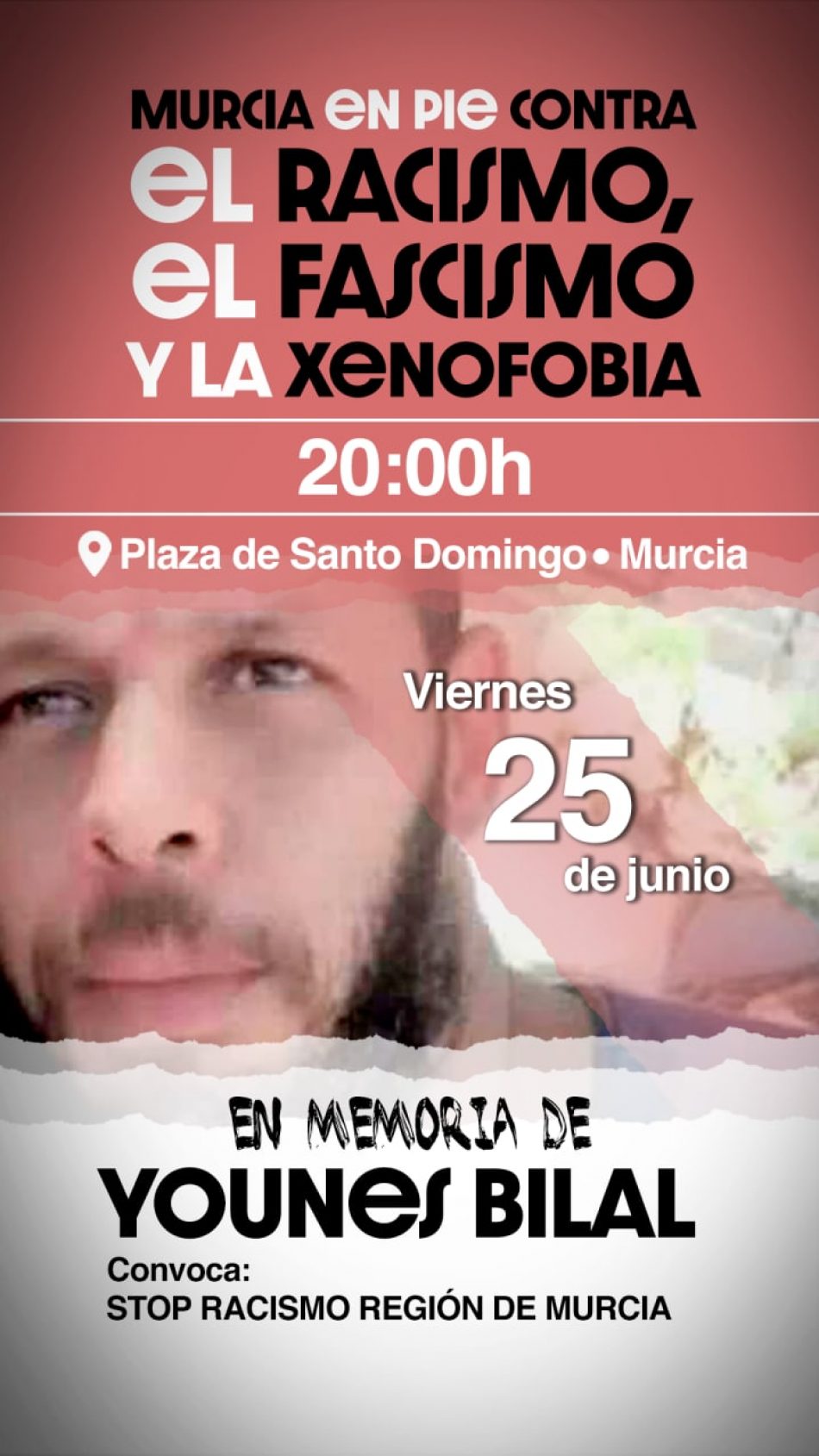 Murcia y Cartagena se manifiestas este 25 y 27 de junio respectivamente contra el racismo, el fascismo y la xenofobia