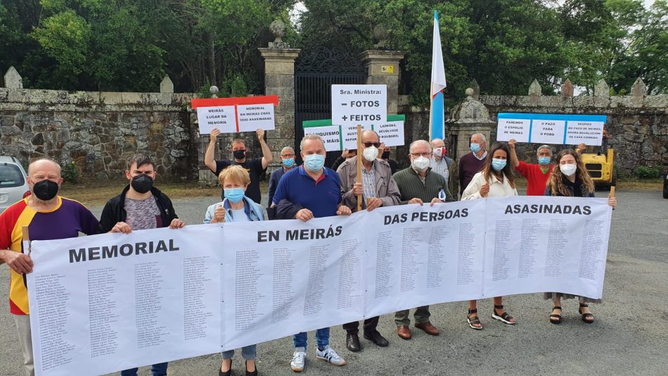 Carmen Calvo recoñece que o Estado actúa pola presión das memorias galegas