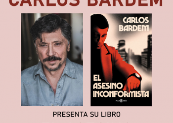 Carlos Bardem presenta su novela «El asesino inconformista» en Chiclana, Medina Sidonia y Conil