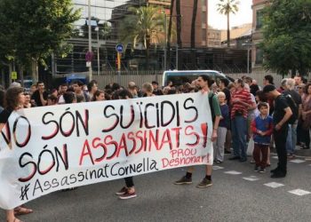 Un hombre se suicida antes de su desahucio en el barrio barcelonés de Sants